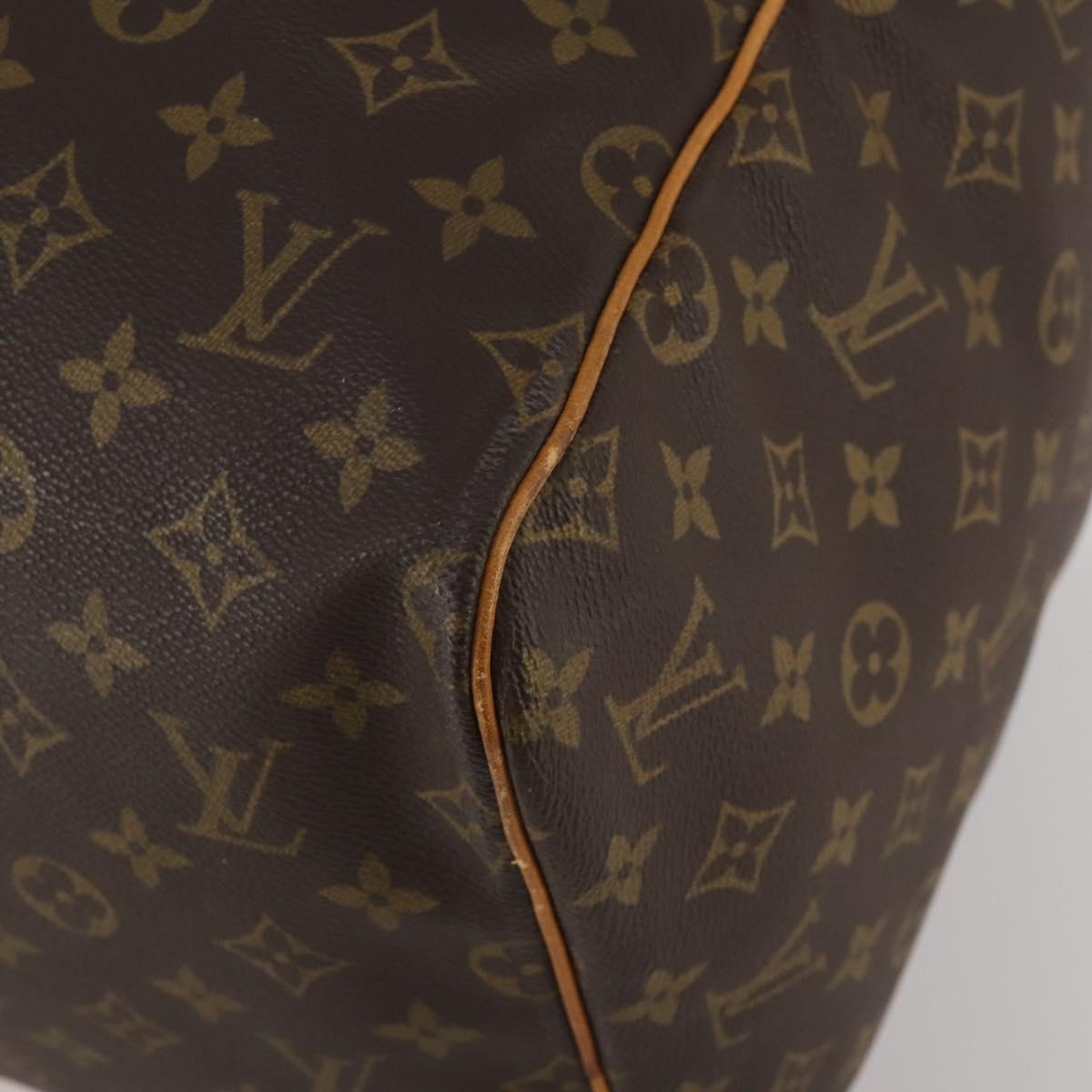 LOUIS VUITTON Monogram Sac Souple 55 Boston Bag M41622 LV Auth 192003