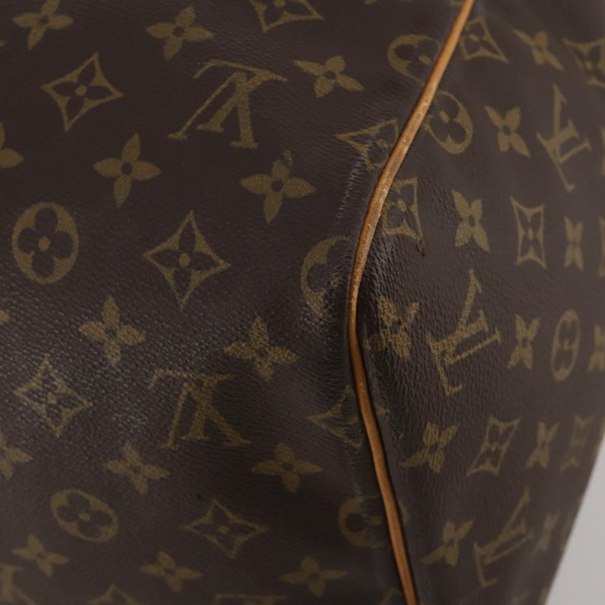 LOUIS VUITTON Monogram Sac Souple 55 Boston Bag M41622 LV Auth 192003