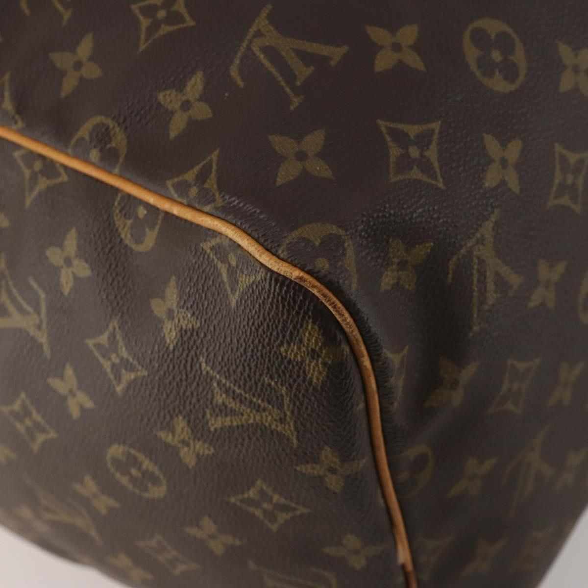 LOUIS VUITTON Monogram Sac Souple 55 Boston Bag M41622 LV Auth 192003