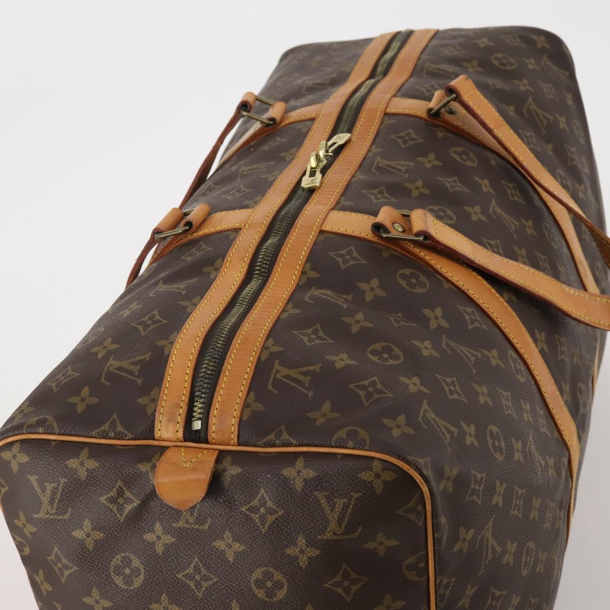 LOUIS VUITTON Monogram Sac Souple 55 Boston Bag M41622 LV Auth 192003