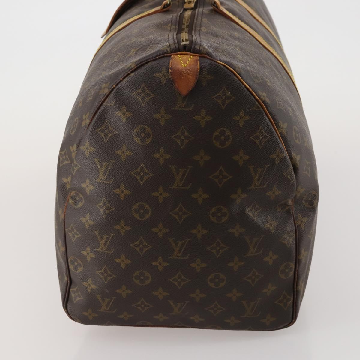 LOUIS VUITTON Monogram Keepall 60 Boston Bag M41422 LV Auth 192005
