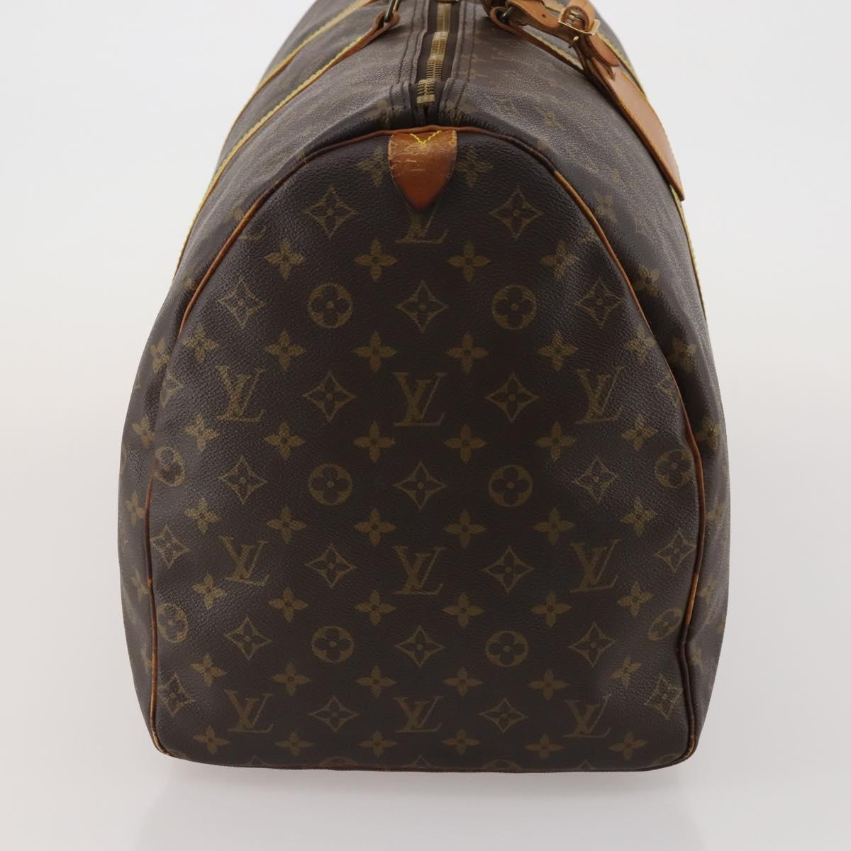 LOUIS VUITTON Monogram Keepall 60 Boston Bag M41422 LV Auth 192005