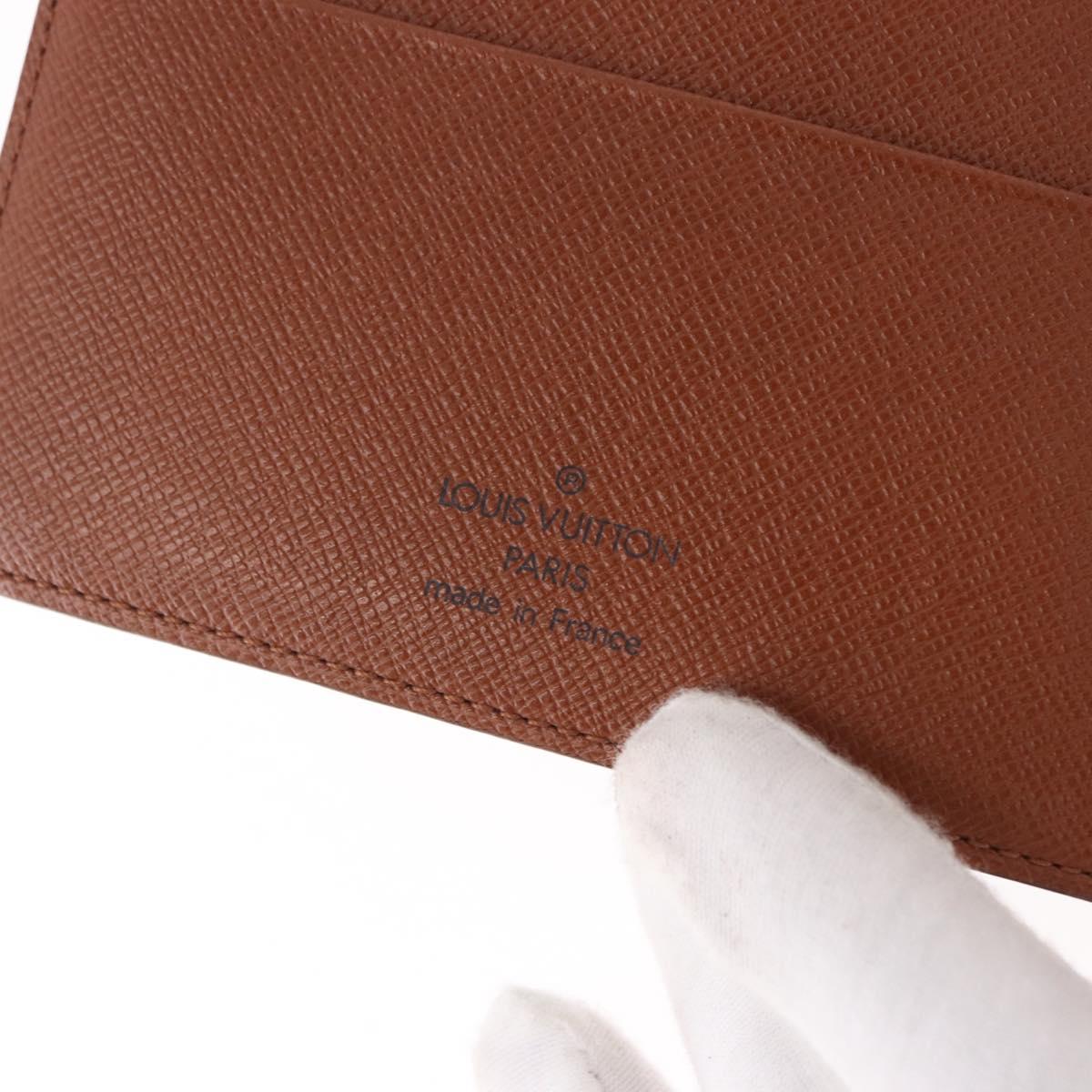 LOUIS VUITTON Monogram Agenda MM Day Planner Cover R20105 LV Auth 192006
