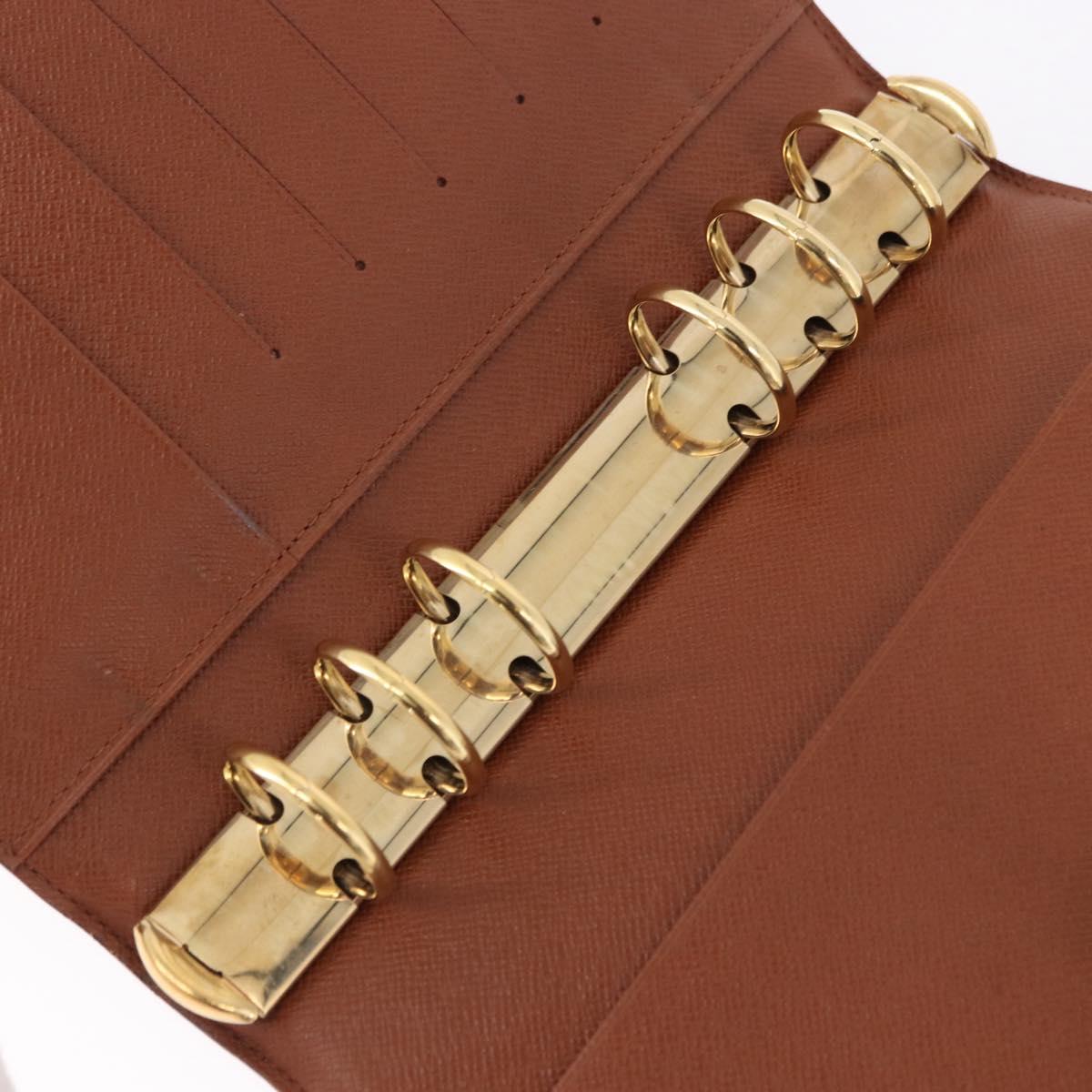 LOUIS VUITTON Monogram Agenda MM Day Planner Cover R20105 LV Auth 192006