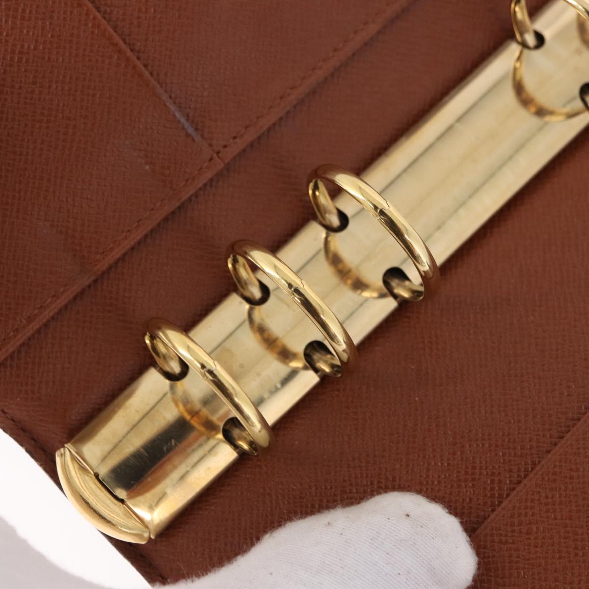 LOUIS VUITTON Monogram Agenda MM Day Planner Cover R20105 LV Auth 192006