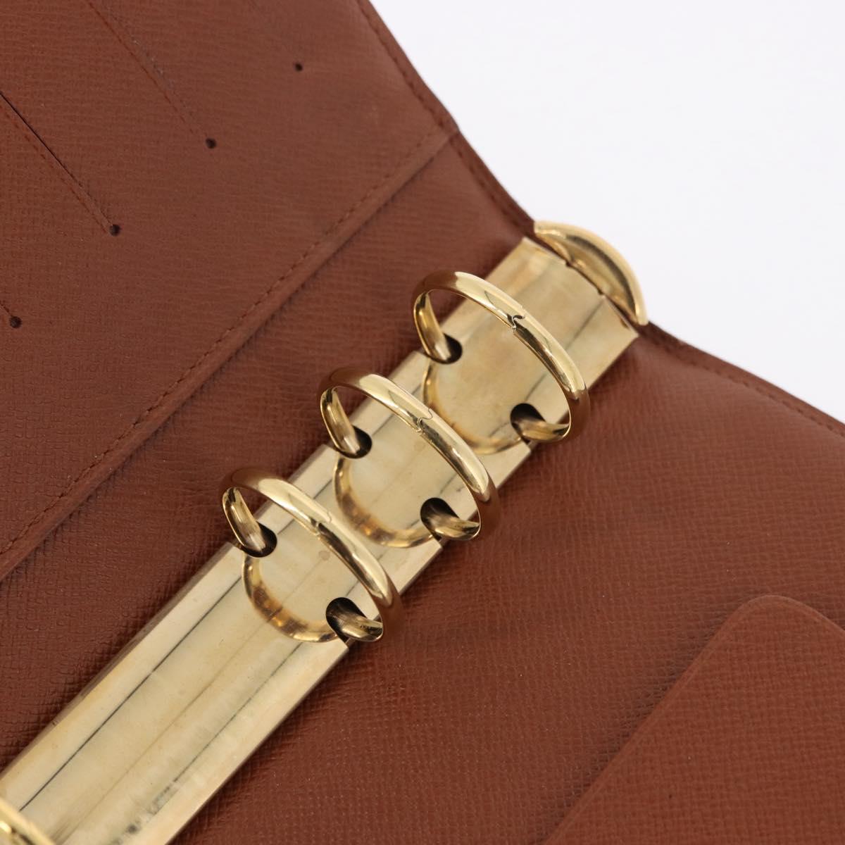 LOUIS VUITTON Monogram Agenda MM Day Planner Cover R20105 LV Auth 192006