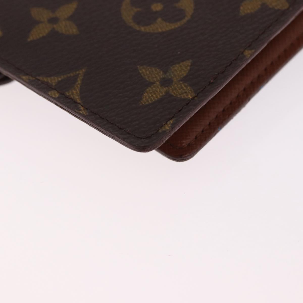 LOUIS VUITTON Monogram Agenda PM Day Planner Cover R20005 LV Auth 192007