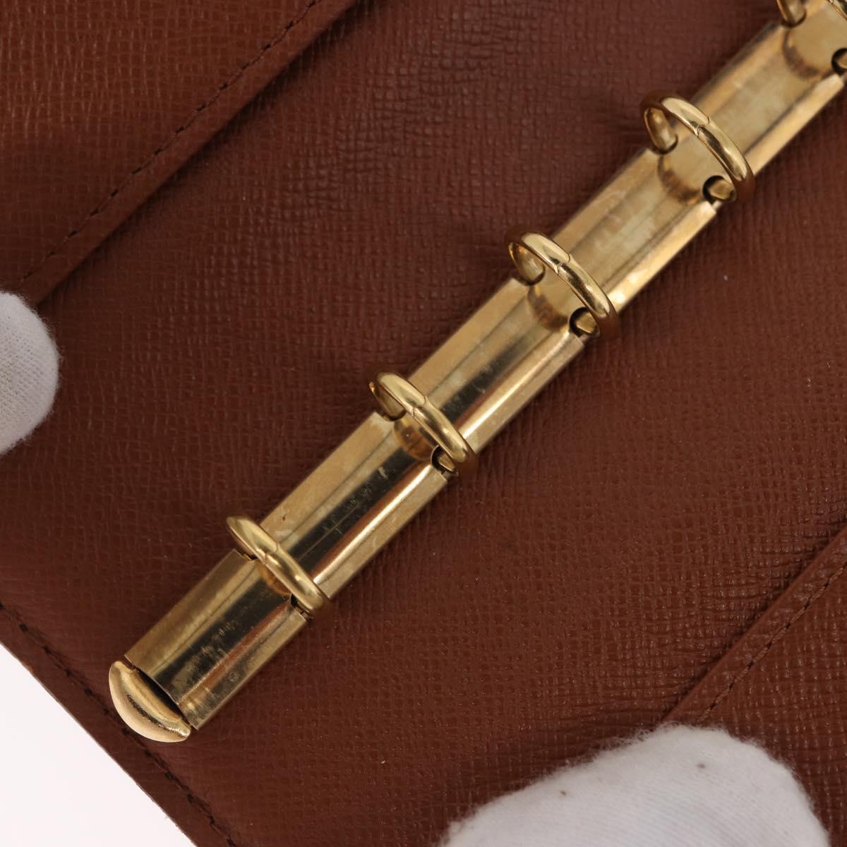 LOUIS VUITTON Monogram Agenda PM Day Planner Cover R20005 LV Auth 192007