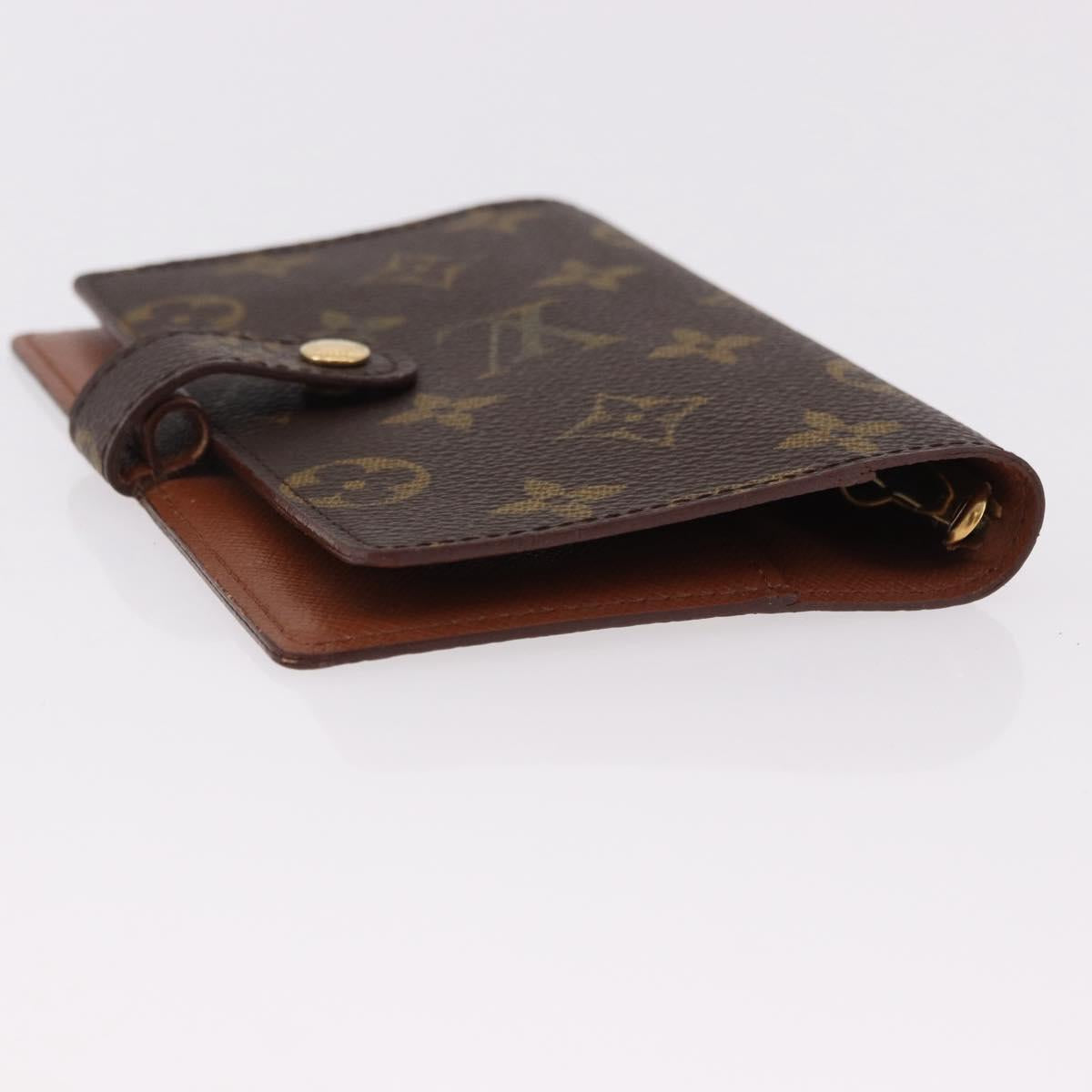 LOUIS VUITTON Monogram Agenda PM Day Planner Cover R20005 LV Auth 192007