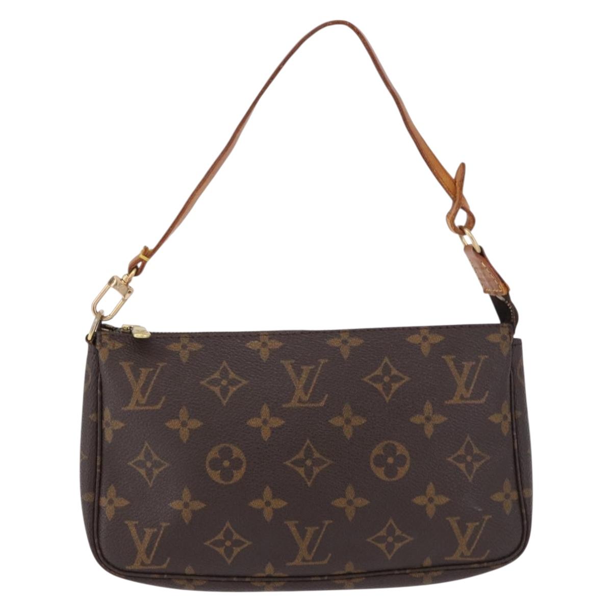 LOUIS VUITTON Monogram Pochette Accessoires Pouch M51980 LV Auth 192008