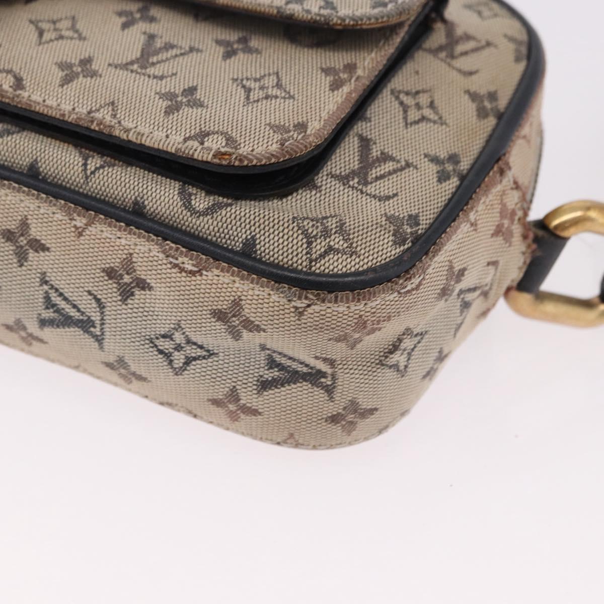 LOUIS VUITTON Monogram Mini Juliet MM Shoulder Bag Blue M92004 LV Auth 192010