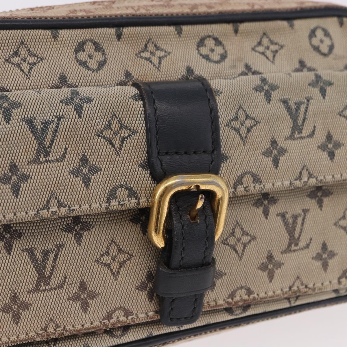 LOUIS VUITTON Monogram Mini Juliet MM Shoulder Bag Blue M92004 LV Auth 192010