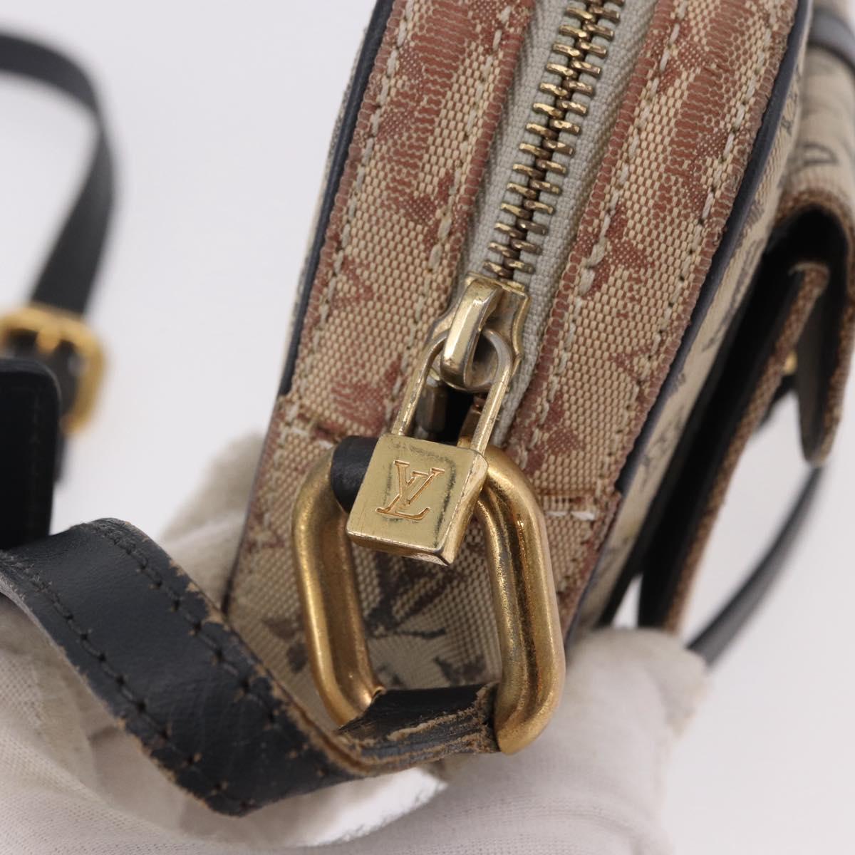 LOUIS VUITTON Monogram Mini Juliet MM Shoulder Bag Blue M92004 LV Auth 192010