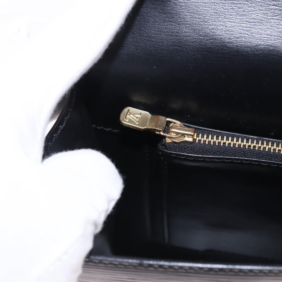 LOUIS VUITTON Epi Malesherbes Hand Bag Black M52372 LV Auth 192011