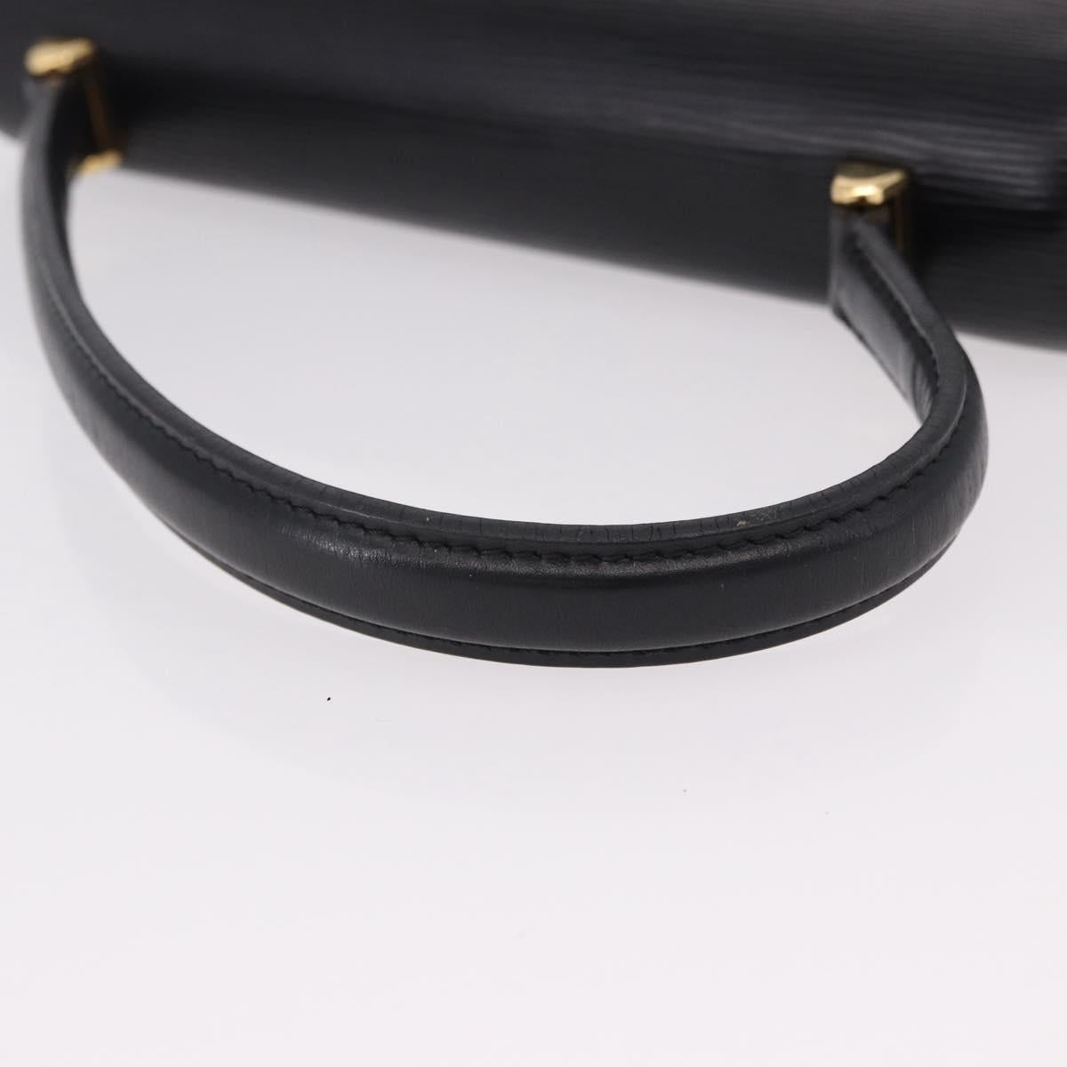 LOUIS VUITTON Epi Malesherbes Hand Bag Black M52372 LV Auth 192011