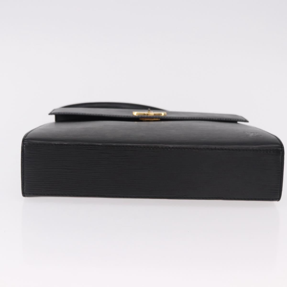 LOUIS VUITTON Epi Malesherbes Hand Bag Black M52372 LV Auth 192011