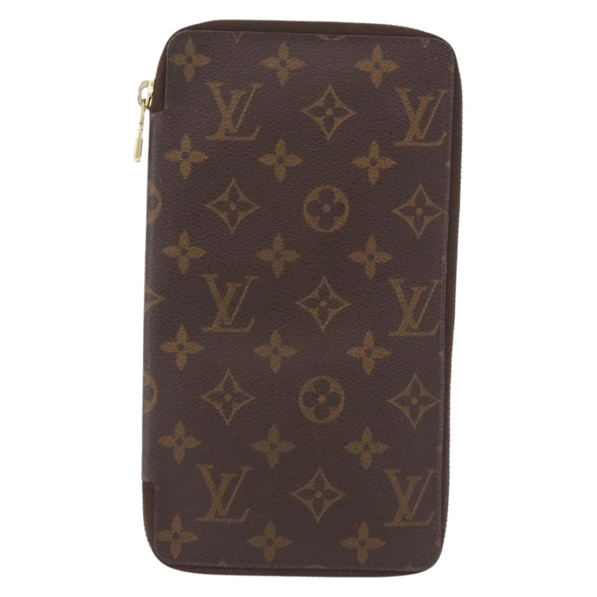 LOUIS VUITTON Monogram Organizer De Voyage Travel Case M60119 LV Auth 192013