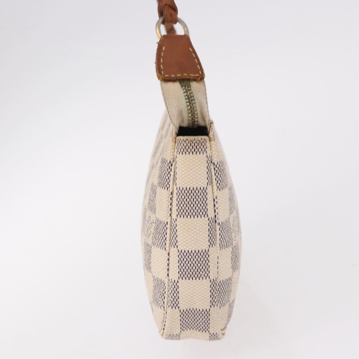 LOUIS VUITTON Damier Azur Pochette Accessoires Pouch N51986 LV Auth 192016