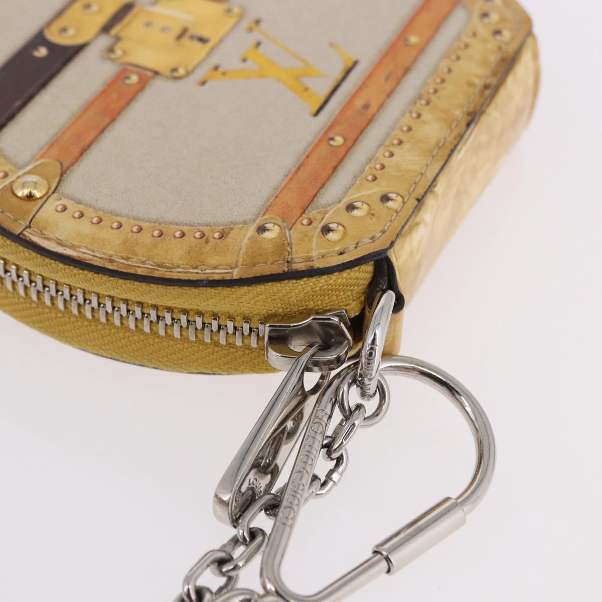 LOUIS VUITTON Transford Monogram Micro Boite Chapo Yellow M52747 Auth 192017A