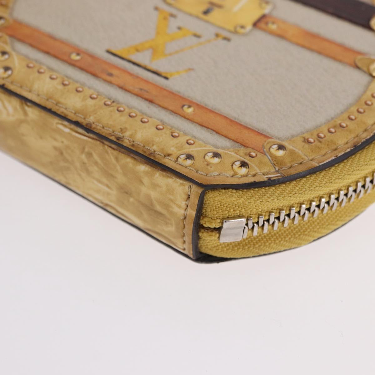 LOUIS VUITTON Transford Monogram Micro Boite Chapo Yellow M52747 Auth 192017A