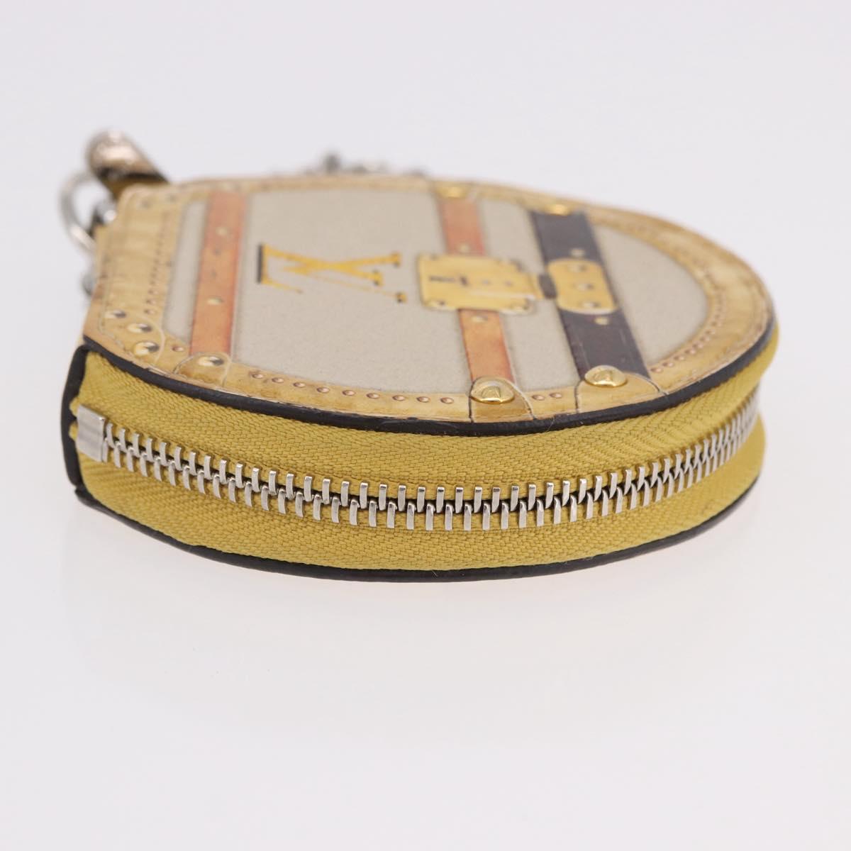 LOUIS VUITTON Transford Monogram Micro Boite Chapo Yellow M52747 Auth 192017A