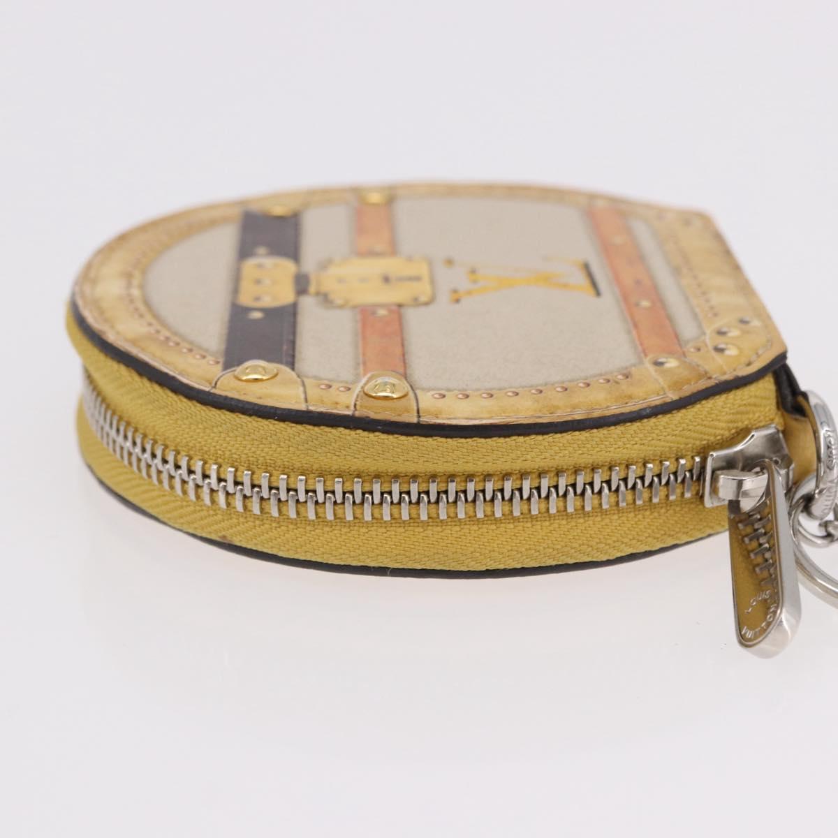 LOUIS VUITTON Transford Monogram Micro Boite Chapo Yellow M52747 Auth 192017A