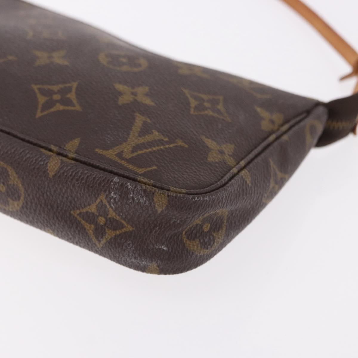 LOUIS VUITTON Monogram Pochette Accessoires Pouch M51980 LV Auth 192018