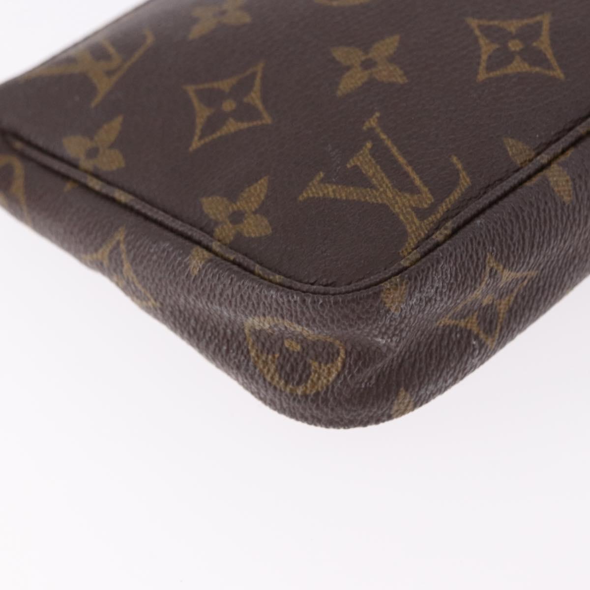 LOUIS VUITTON Monogram Pochette Accessoires Pouch M51980 LV Auth 192018