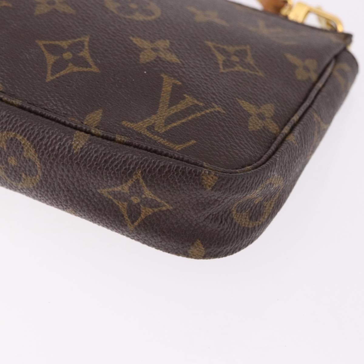 LOUIS VUITTON Monogram Pochette Accessoires Pouch M51980 LV Auth 192018