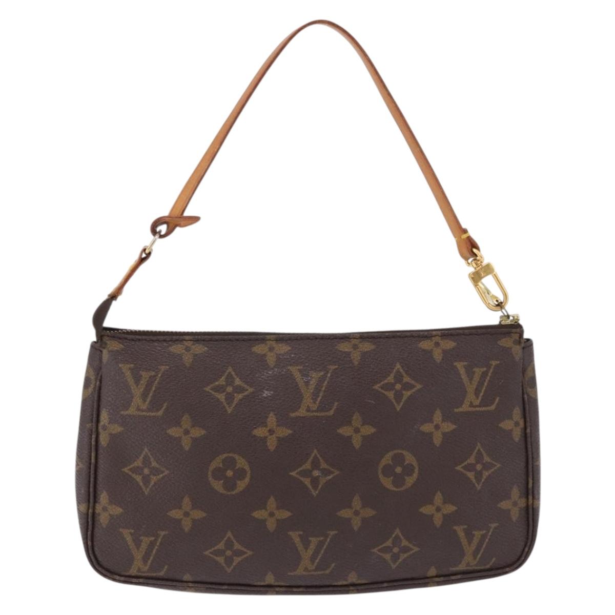 LOUIS VUITTON Monogram Pochette Accessoires Pouch M51980 LV Auth 192018