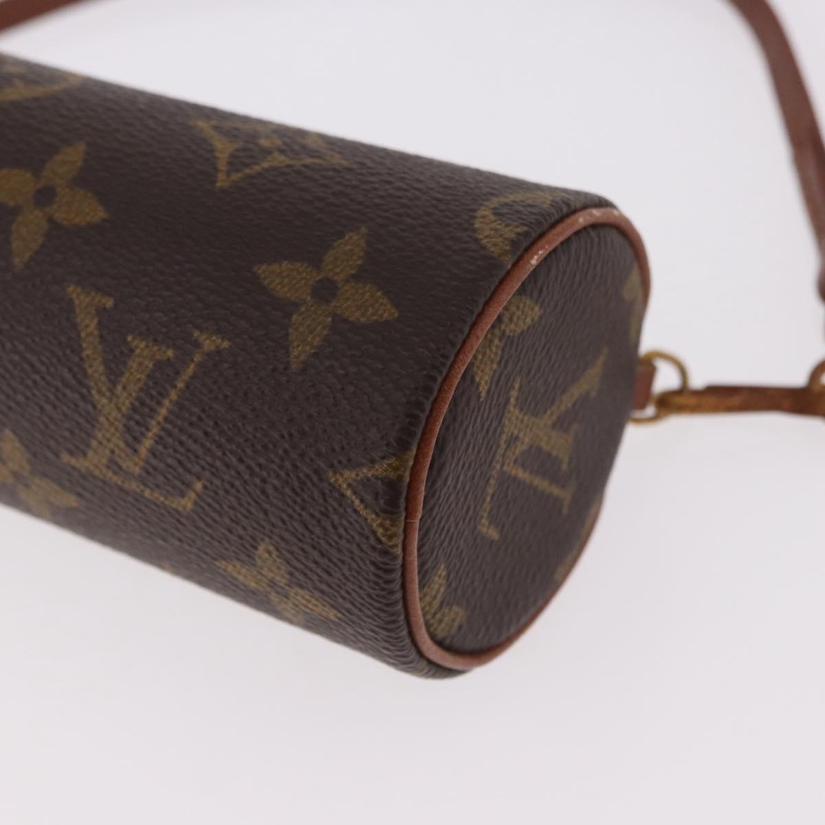 LOUIS VUITTON Monogram Papillon Pouch LV Auth 192019