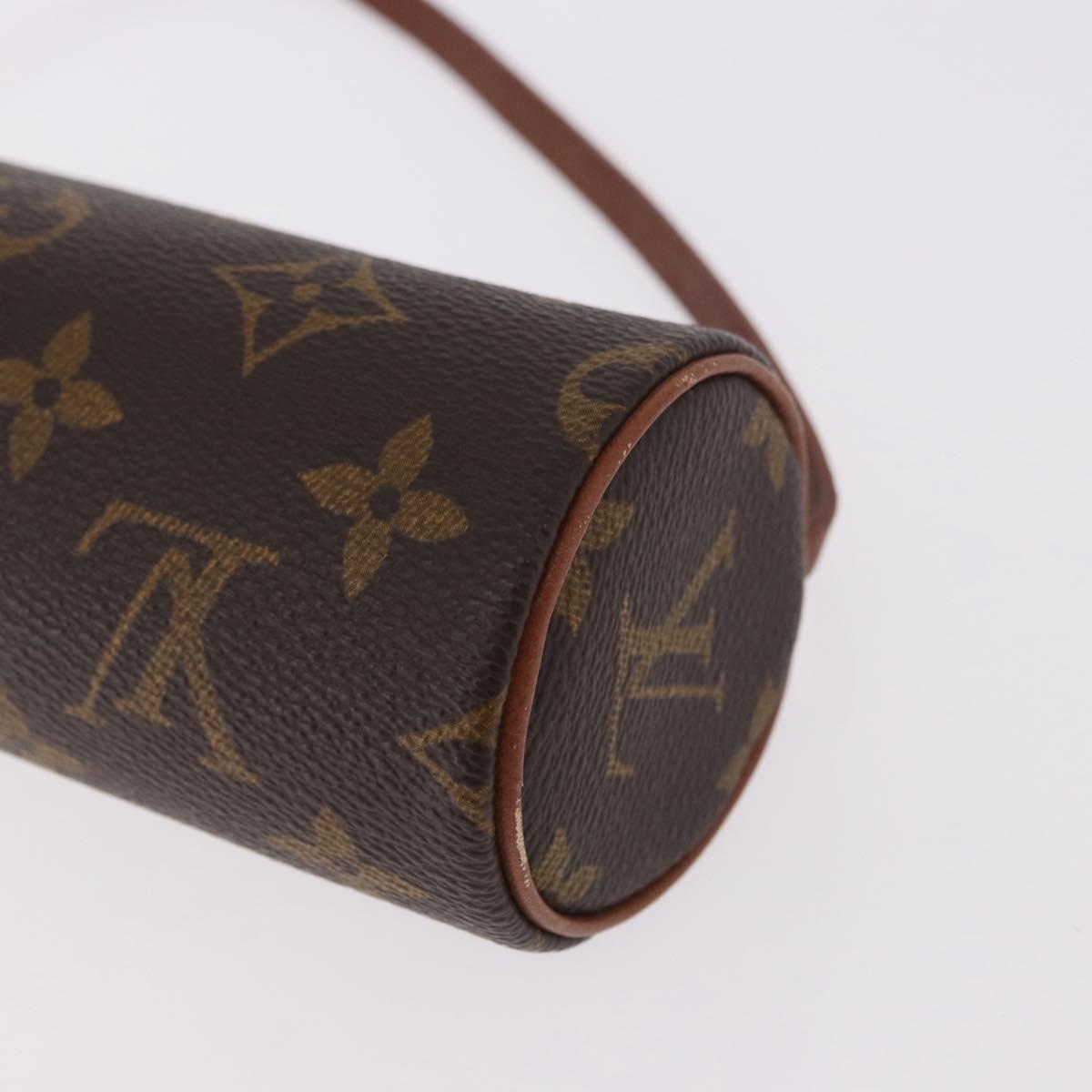 LOUIS VUITTON Monogram Papillon Pouch LV Auth 192019
