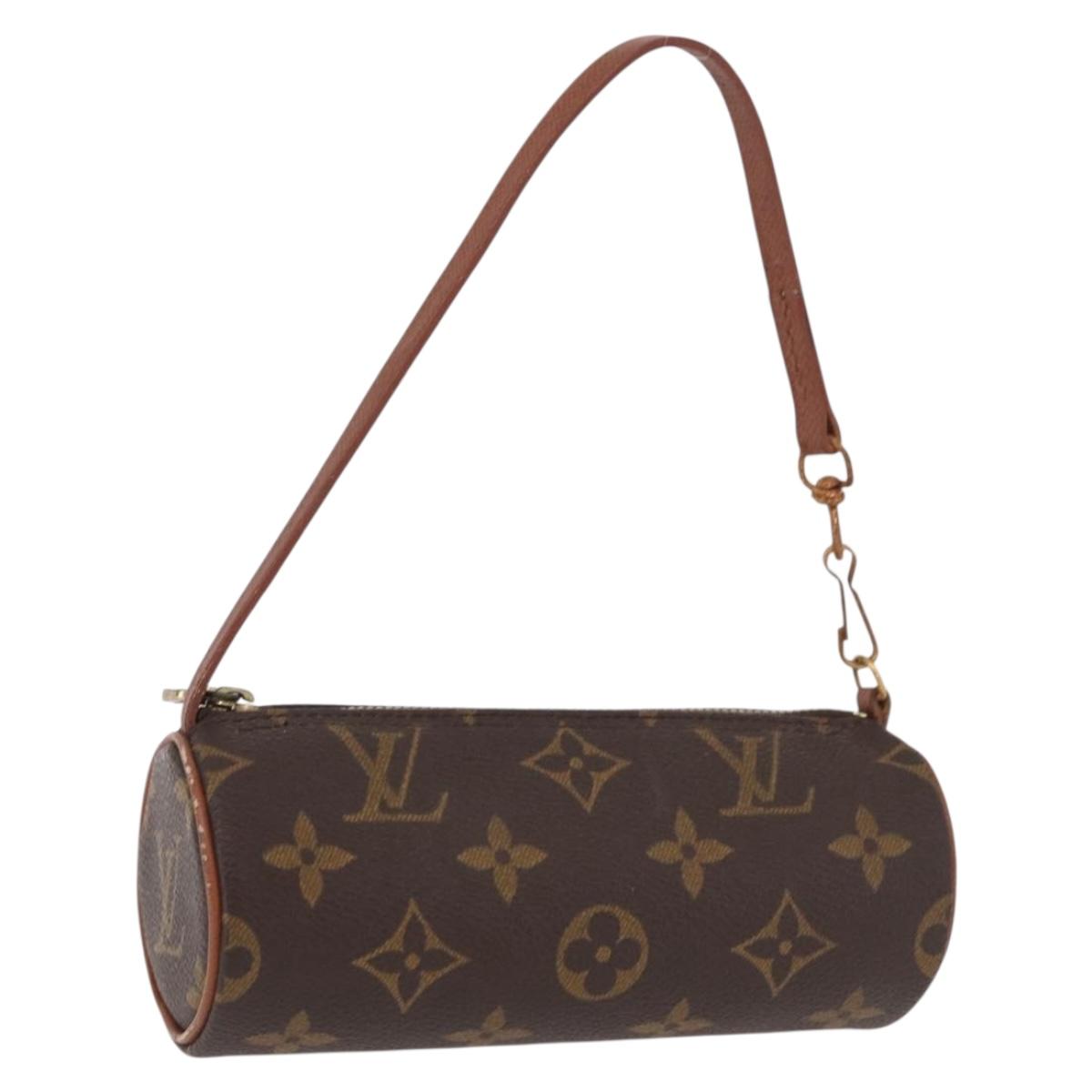LOUIS VUITTON Monogram Papillon Pouch LV Auth 192019