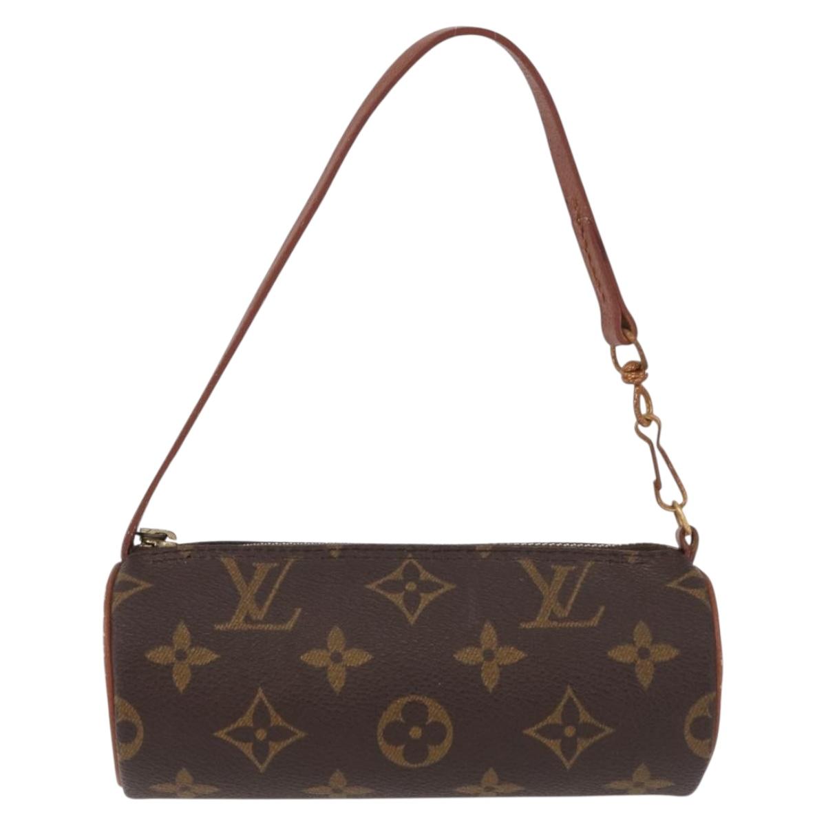 LOUIS VUITTON Monogram Papillon Pouch LV Auth 192019