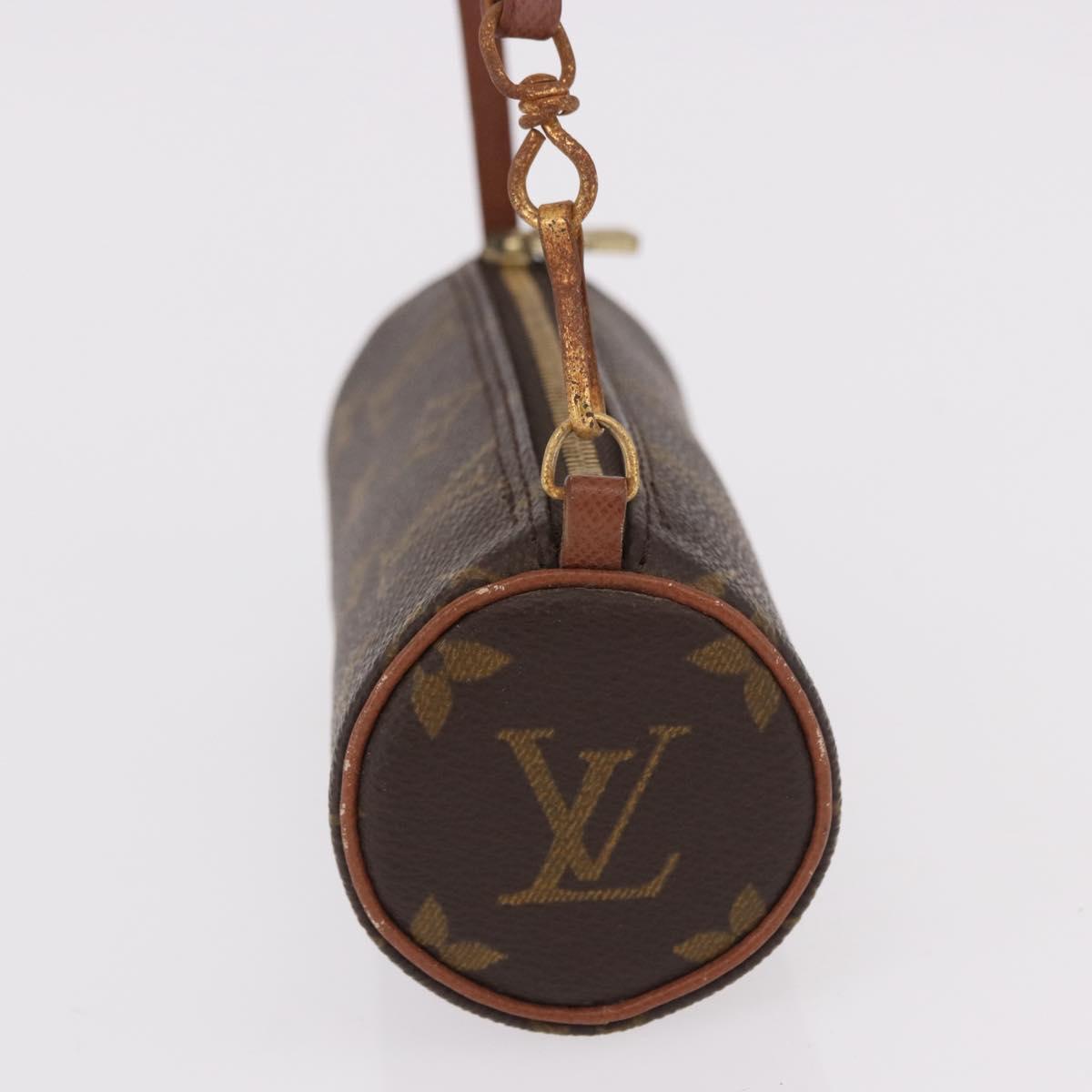 LOUIS VUITTON Monogram Papillon Pouch LV Auth 192019