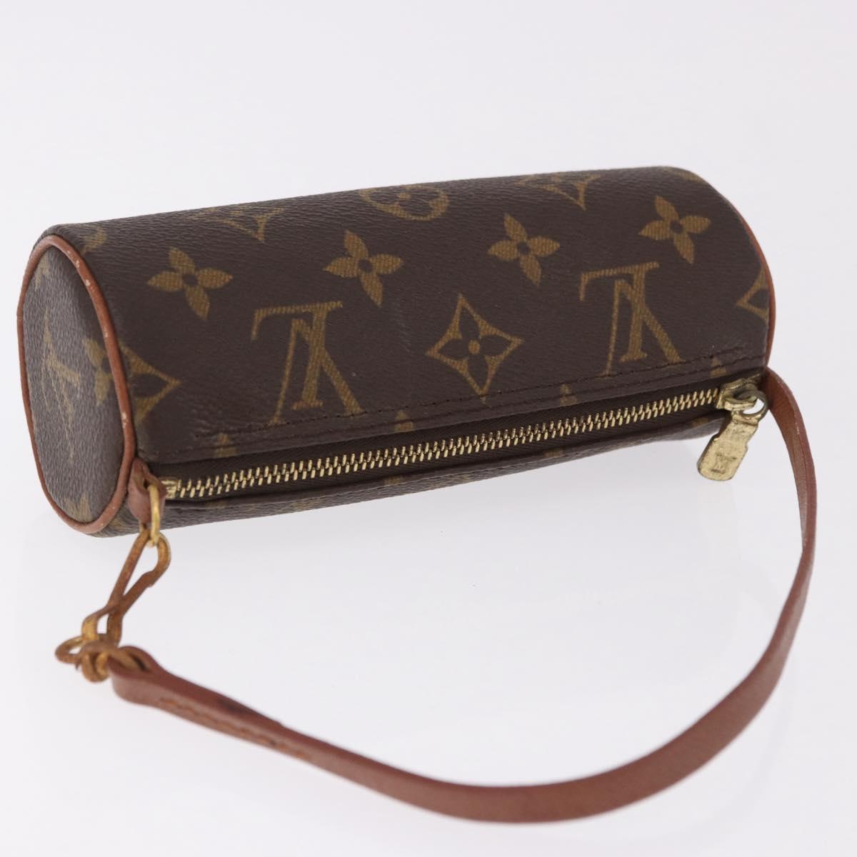 LOUIS VUITTON Monogram Papillon Pouch LV Auth 192019
