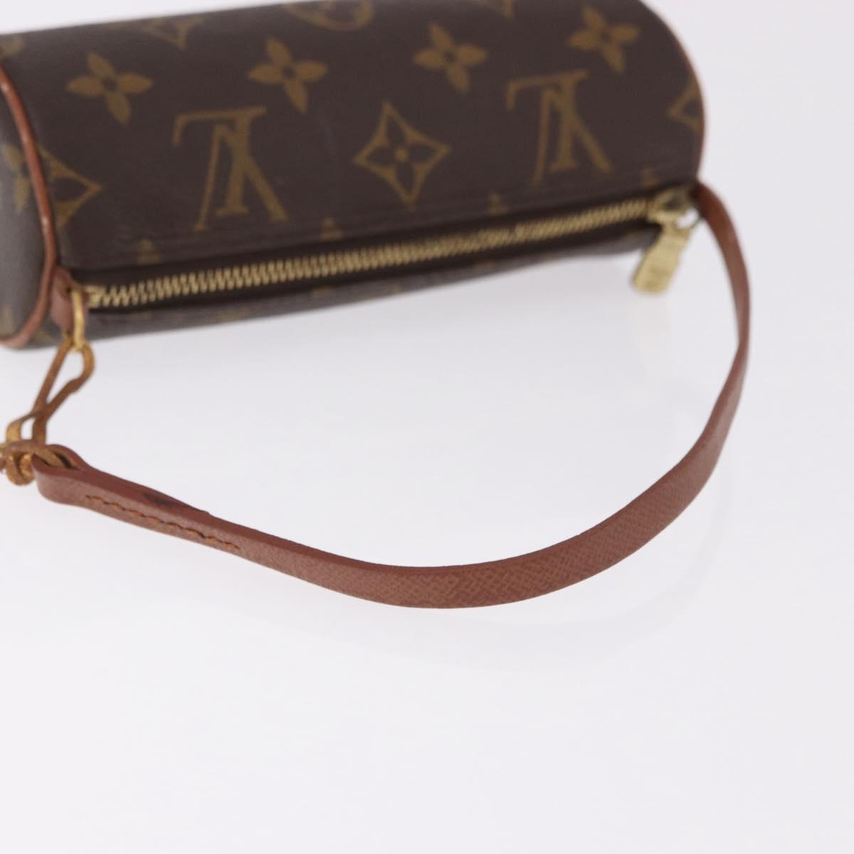 LOUIS VUITTON Monogram Papillon Pouch LV Auth 192019