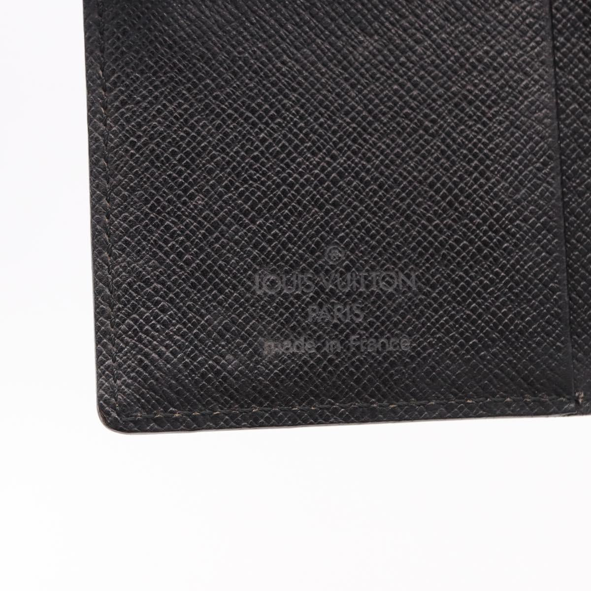 LOUIS VUITTON Epi Agenda Mini Day Planner Cover Black LV Auth 192021