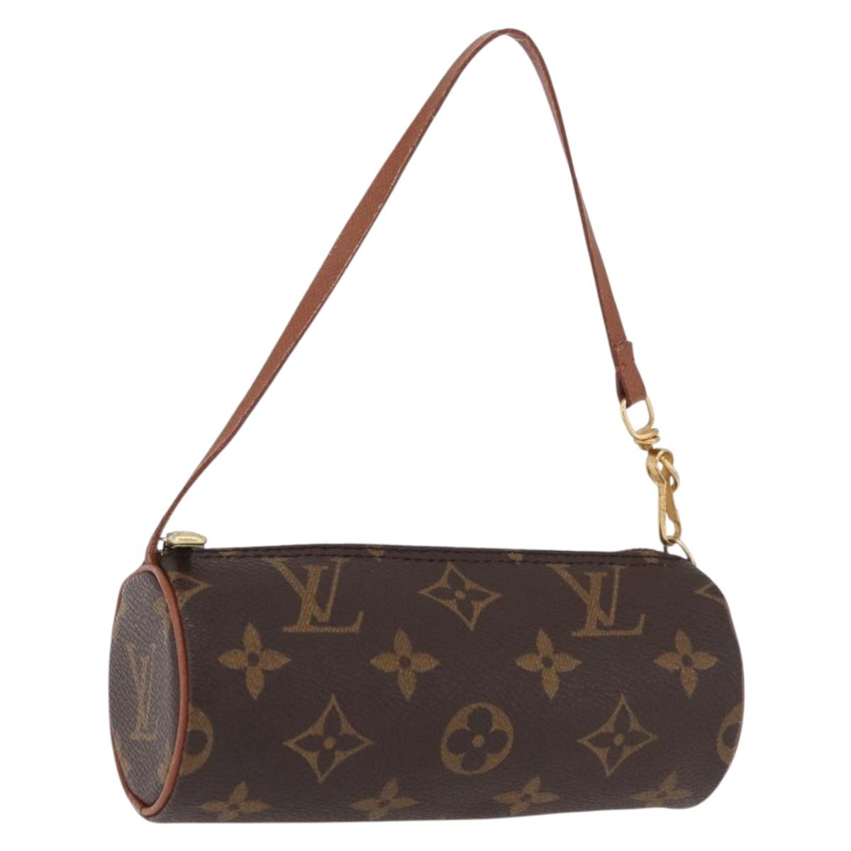 LOUIS VUITTON Monogram Papillon Pouch LV Auth 192022
