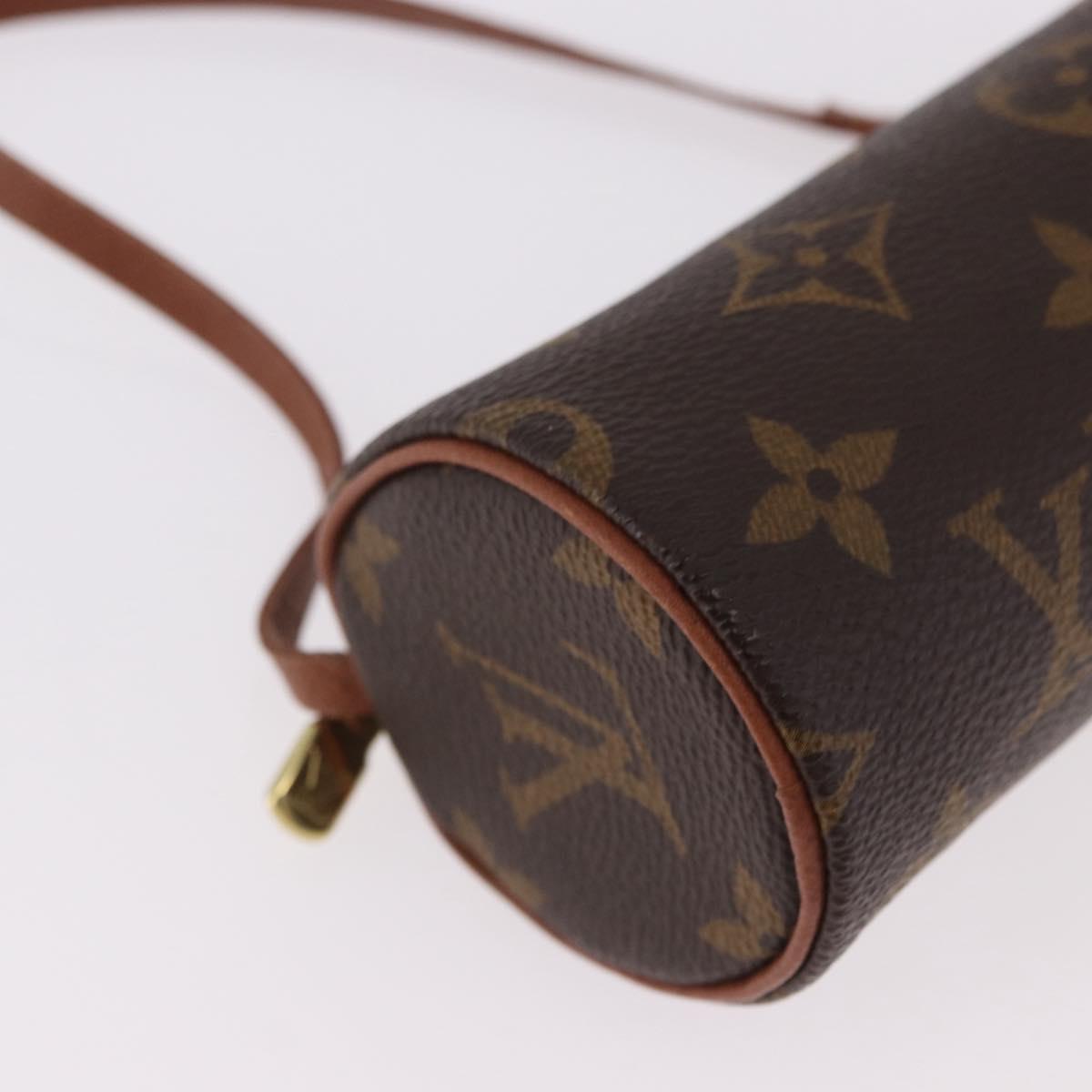 LOUIS VUITTON Monogram Papillon Pouch LV Auth 192022