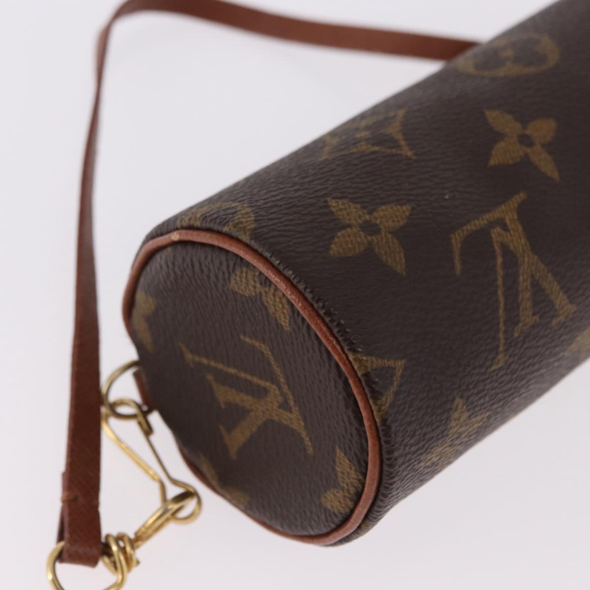LOUIS VUITTON Monogram Papillon Pouch LV Auth 192022
