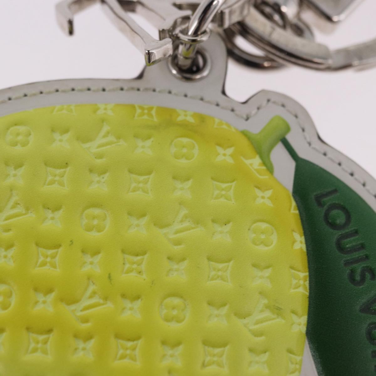 LOUIS VUITTON Monogram Porte Cles LV Lemon Charm Yellow MP3270 LV Auth 192023M