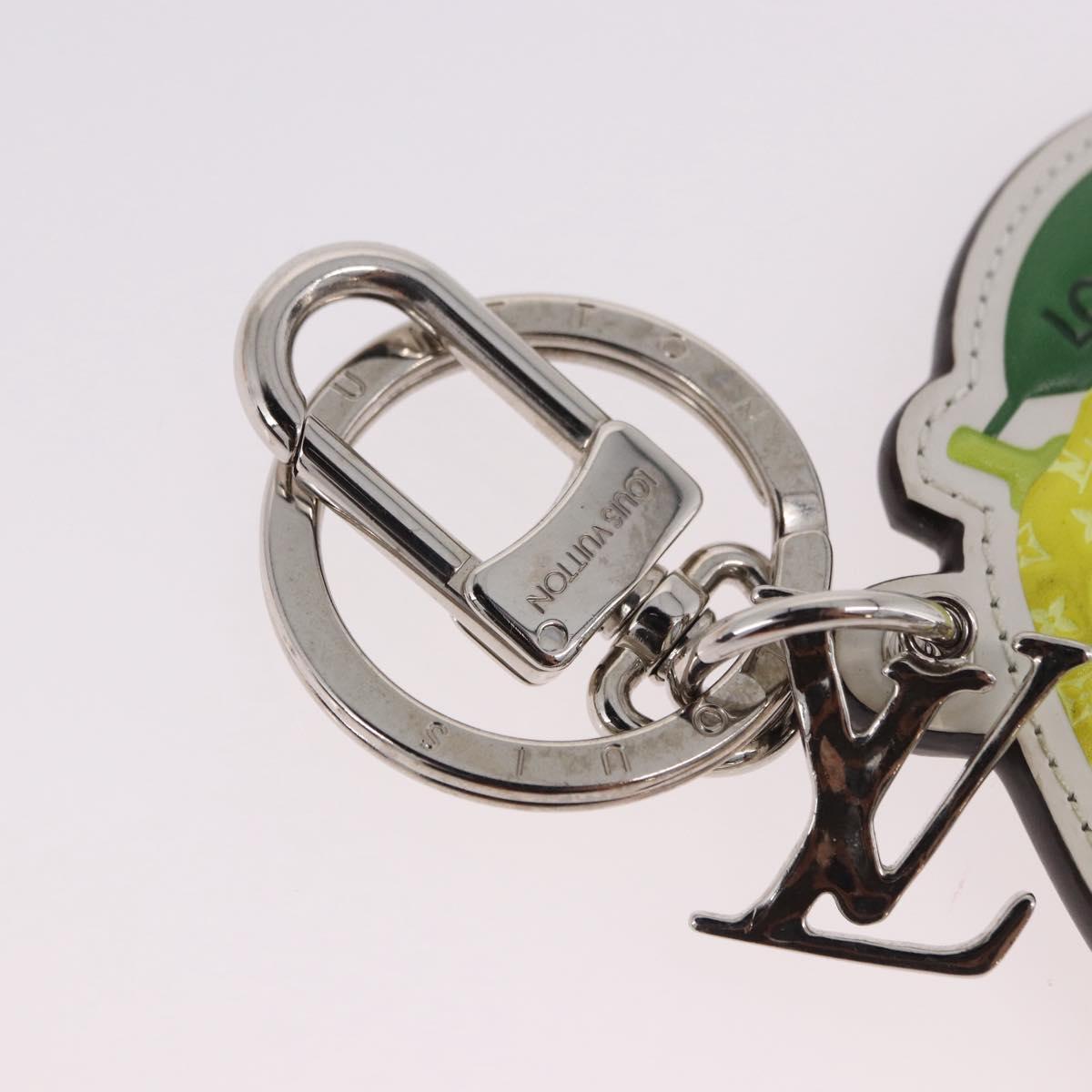 LOUIS VUITTON Monogram Porte Cles LV Lemon Charm Yellow MP3270 LV Auth 192023M