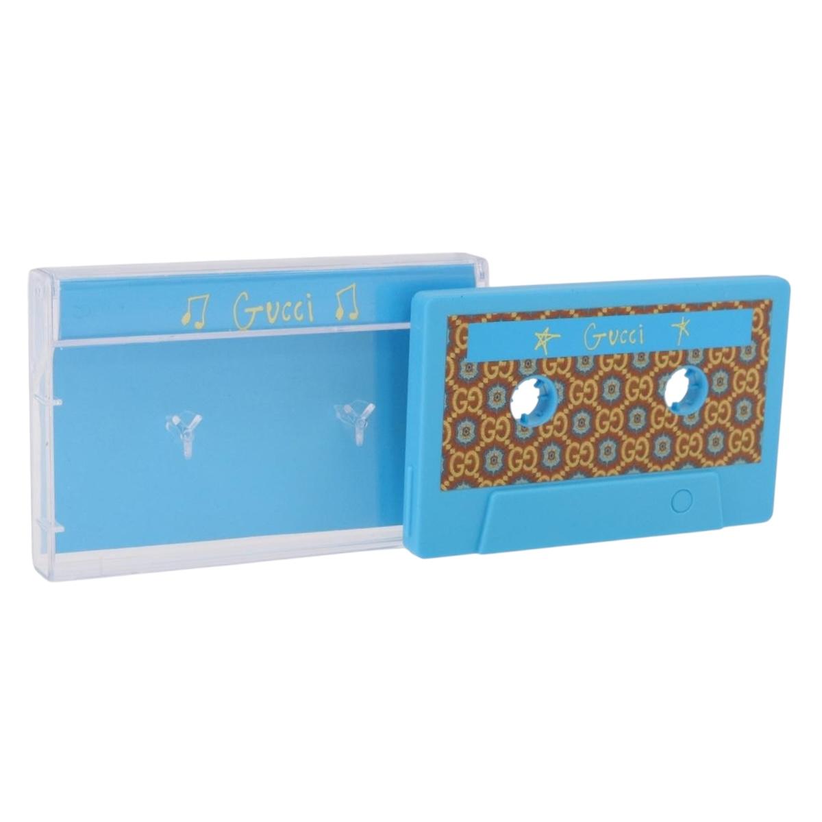 GUCCI Cassette Tape USB Flash Drive 100th Anniversary Blue Auth 192024