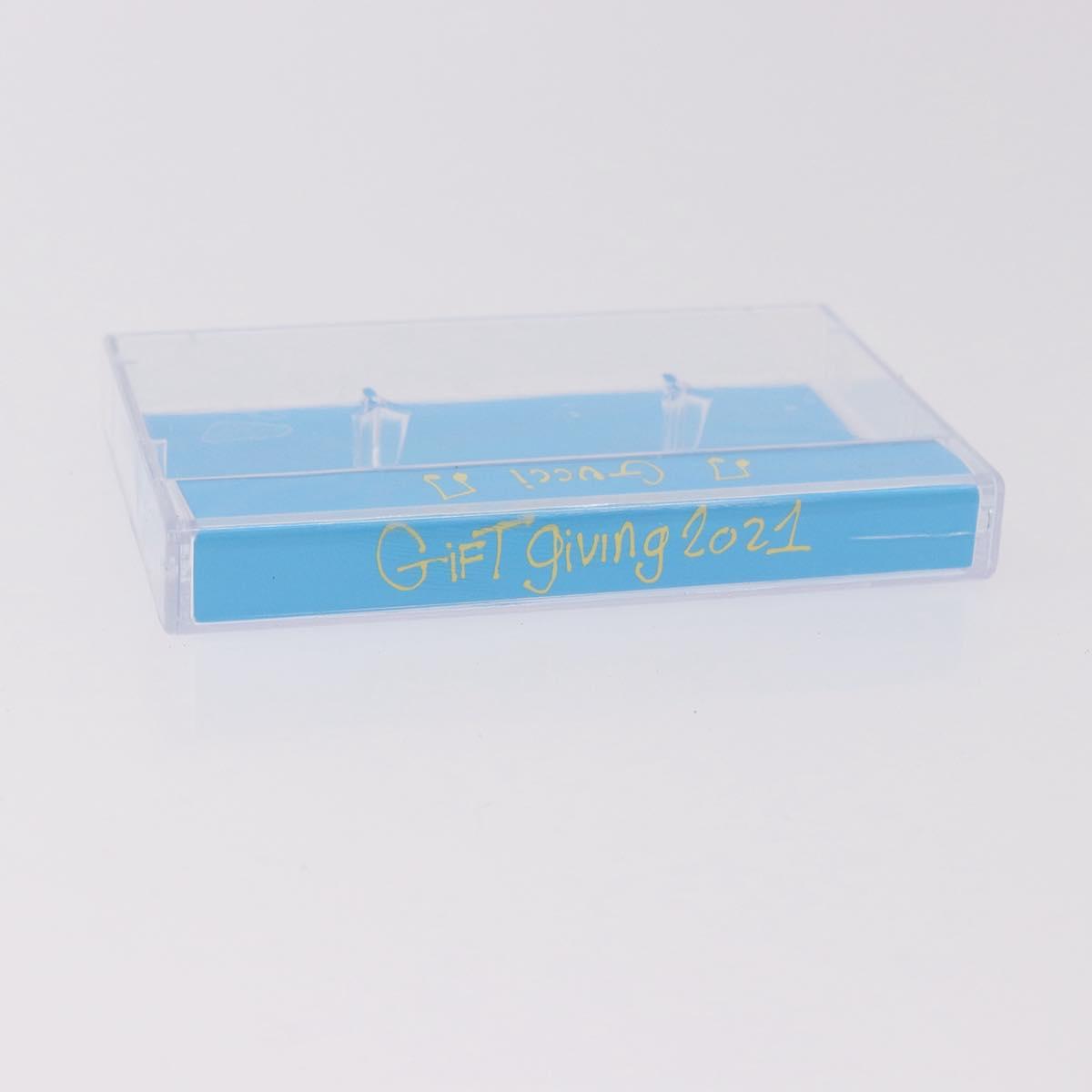 GUCCI Cassette Tape USB Flash Drive 100th Anniversary Blue Auth 192024