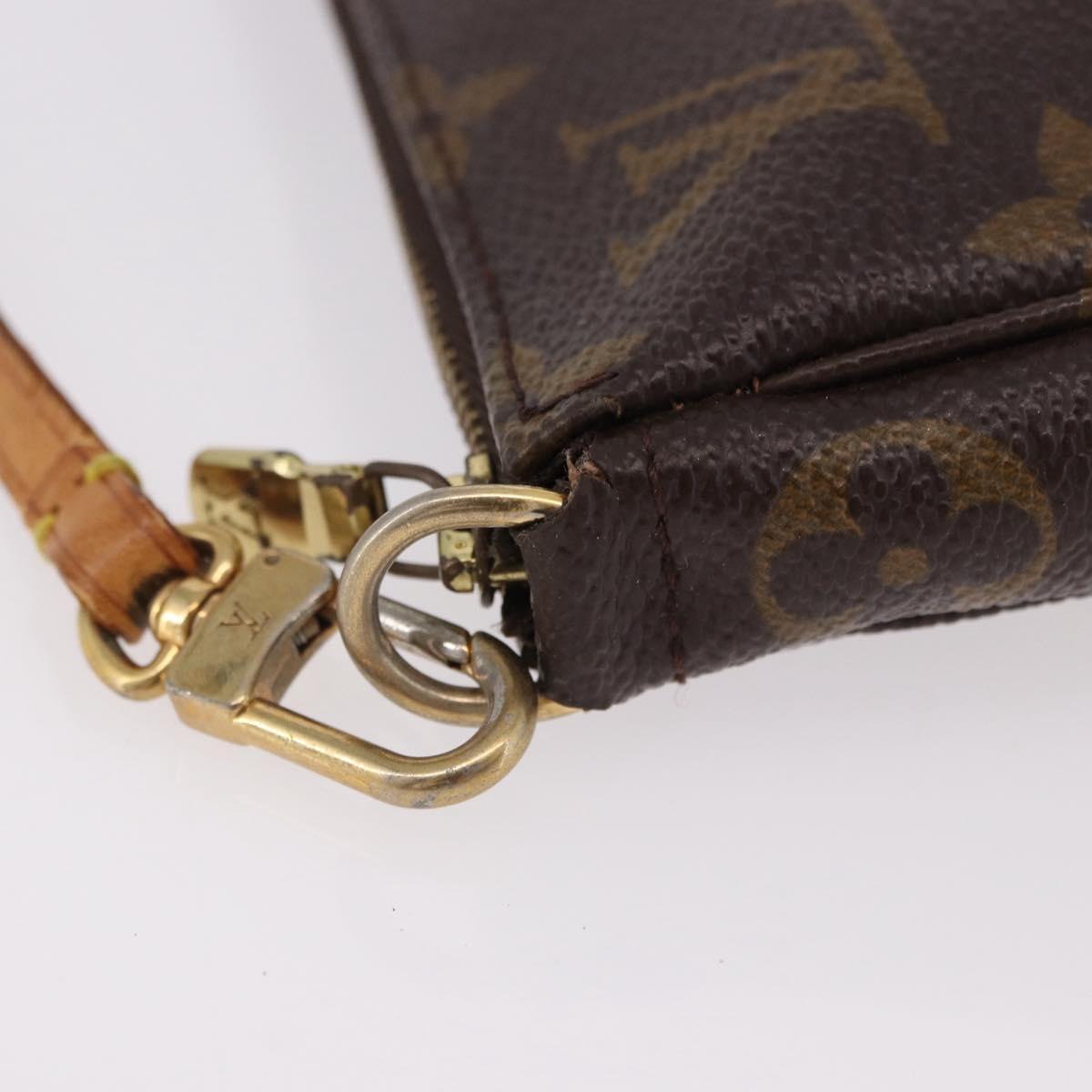 LOUIS VUITTON Monogram Pochette Accessoires Pouch M51980 LV Auth 192025