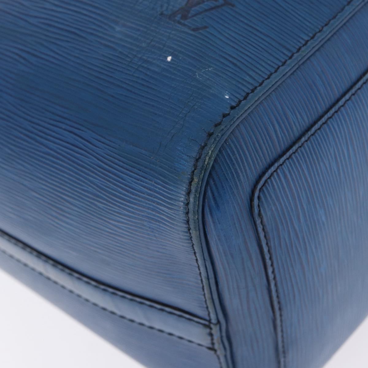 LOUIS VUITTON Epi Speedy 40 Hand Bag Toledo Blue M42985 LV Auth 192027