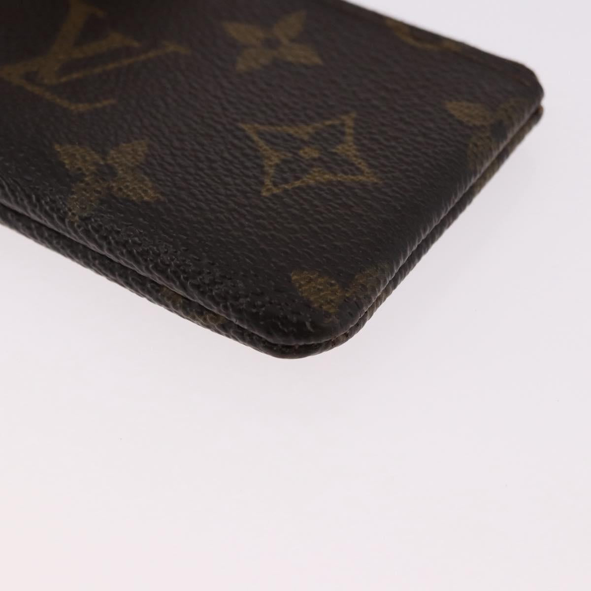 LOUIS VUITTON Monogram Pochette Cles Coin Purse M62650 LV Auth 192032