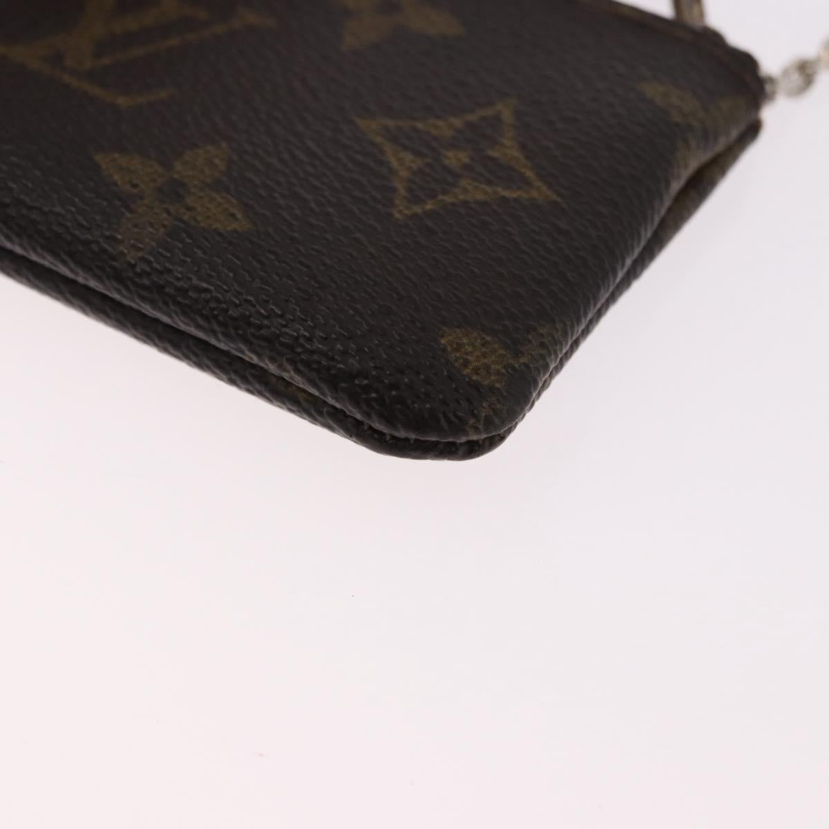 LOUIS VUITTON Monogram Pochette Cles Coin Purse M62650 LV Auth 192032