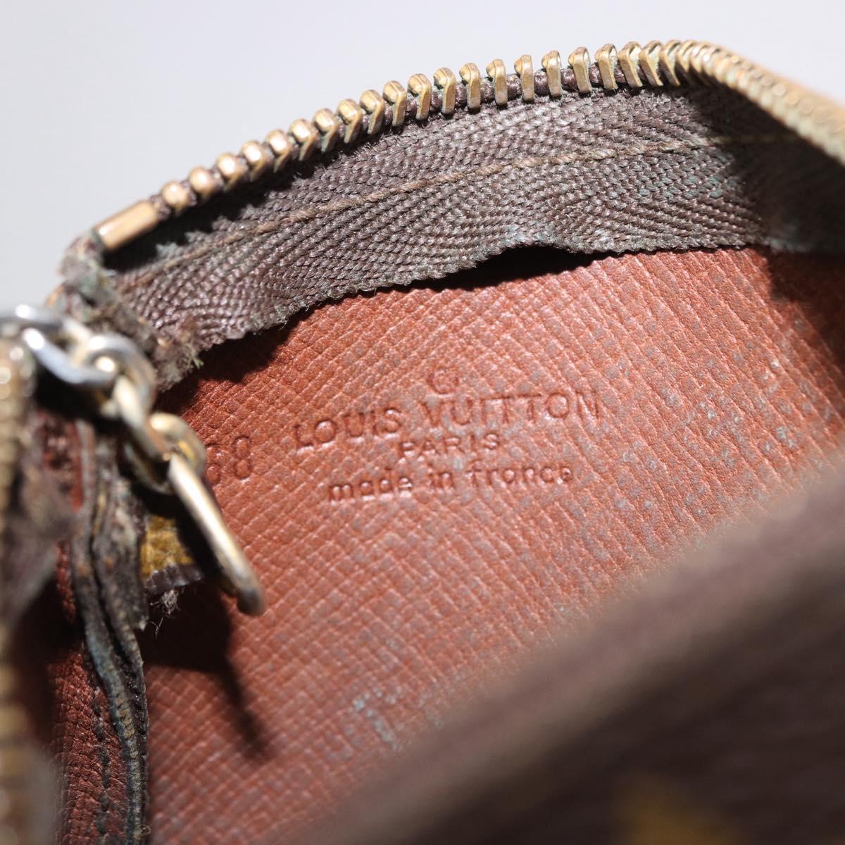 LOUIS VUITTON Monogram Pochette Cles Coin Purse M62650 LV Auth 192032